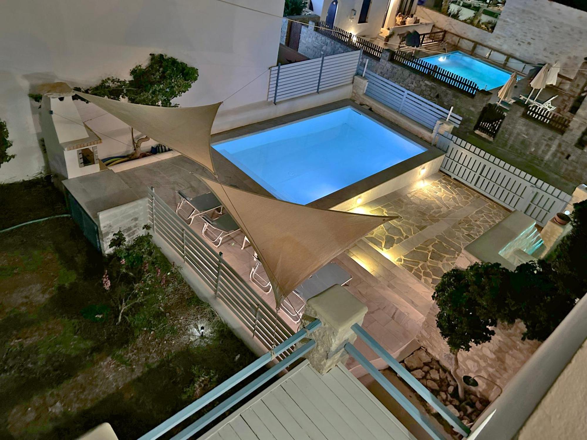 Villa Danae - Seaside Villa With Pool & Hot Tub Piso Livadi Extérieur photo